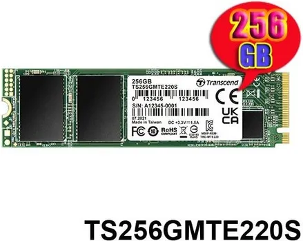 TRANSCEND 256GB / SSD M.2 NVME GEN3 X4 (1 / 1)