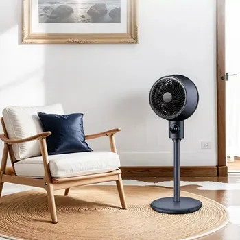 VENTILATOR S POSTOLJEM GREENTECH AIR CIRCULATION FAN CRNI (2 / 2)