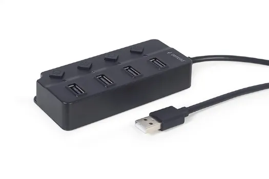 USB 2.0 4-PORT HUB WITH SWITCHES, BLACK UHB-U2P4P-01 UHB-U2P4P-01 (3 / 5)