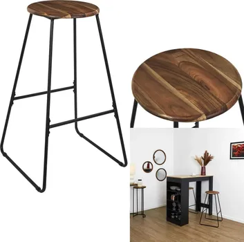 CEROVO BARSKA STOLICA METAL/DRVO ACACIA HD0363 (3 / 3)