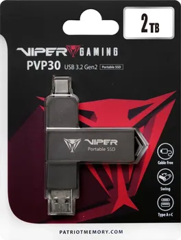 PATRIOT 2TB / SSD EXTERNAL PVP30 VIPER DUO USB A - TYPE C (2 / 4)