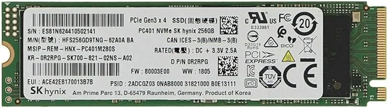 HYNIX 256GB / SSD M.2 (1 / 1)