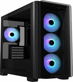 ASUS CASE A23 PLUS TG ARGBBLACK, MICRO-ATX,4X ARGB FANS (1 / 2)