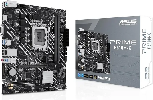 ASUS MB PRIME H610M-KLGA 1700, 2X DDR5, 1X M.2, 6XUSB1X VGA, 1X HDMI (1 / 3)