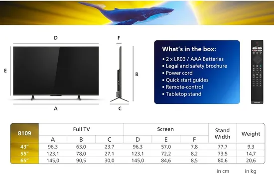 PHILIPS 65 PUS8109 [65 / UHD] (24 / 24)