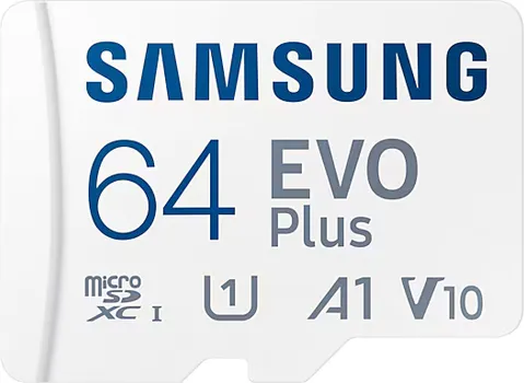 SAMSUNG 64GB / MICRO SD CARD EVO PLUS UHS-I U3 A2 V30 MICROSDXC (1 / 1)