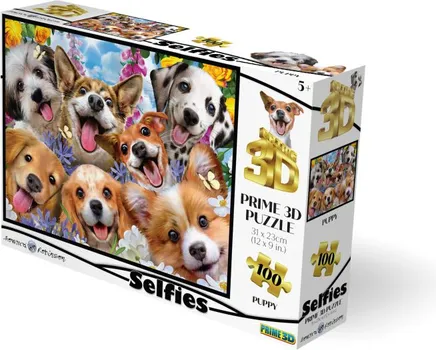 PUZZLE 3D 100PCS PUPPY SELFIE 31X23CM 114/20618 MIL (1 / 1)