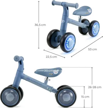 KINDERKRAFT BICIKL CUTIE FLASH BLUE 49627 (1 / 5)
