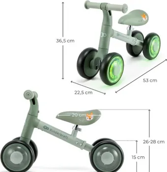 KINDERKRAFT BICIKL CUTIE FLASH GREEN 49628 (2 / 5)