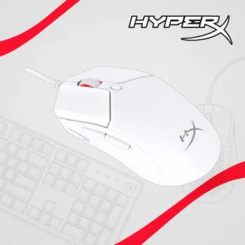 HYPERX PULSEFIRE HASTE 2 GAMING MIŠ BIJELI POVEZIVANJE : ŽIČANO (USB TYPE-A, HYPERFLEX 2 KABEL) REZOLUCIJA : DO 26,000 DPI SENZOR : OPTIČKI (26K SENSOR) BROJ TIPKI : 6 (1 / 3)