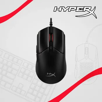 HYPERX PULSEFIRE HASTE 2 GAMING MIŠ CRNI POVEZIVANJE : ŽIČANO (USB TYPE-A, HYPERFLEX 2 KABEL) REZOLUCIJA : DO 26,000 DPI SENZOR : OPTIČKI (26K SENSOR) BROJ TIPKI : 6 (2 / 2)