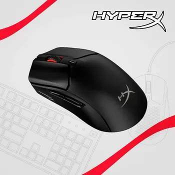 HYPERX PULSEFIRE HASTE 2 BEŽIČNI MIŠ CRNI POVEZIVANJE : BEŽIČNO (2.4 GHZ USB PRIJEMNIK, BLUETOOTH), ŽIČANO (USB-C) REZOLUCIJA : DO 26,000 DPI SENZOR : OPTIČKI (26K SENSOR) (1 / 3)