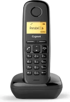 GIGASET TELEFON A170, BEŽIČNI, CRNI (2 / 2)
