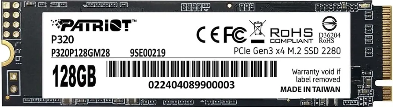 PATRIOT P320 128GB / SSD M.2 NVME P320P128GM28 (2 / 5)
