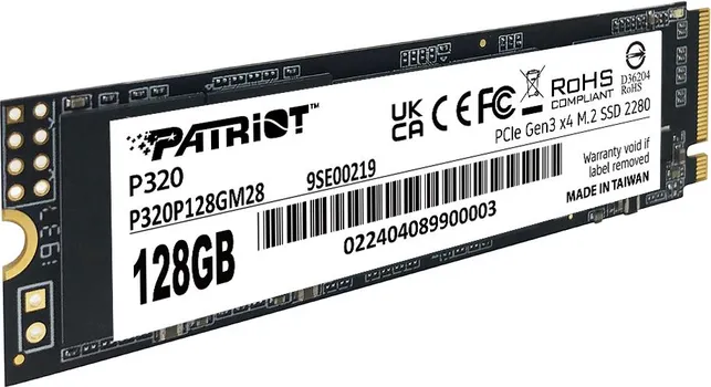 PATRIOT P320 128GB / SSD M.2 NVME P320P128GM28 (4 / 5)