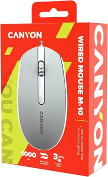 CANYON M-10 AR2CNECMS10DG ŽIČANI MIŠ, REZOLUCIJA 1000 DPI, BROJ DUGMADI: 3, INTERFEJS: USB, DUŽINA KABLA: 1.5M (2 / 5)