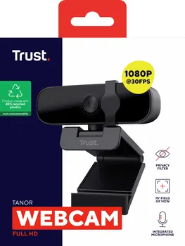 TRUST TANOR 1080P FULL HD WEBCAM 30 FPS CLAMP WITH MICROPHONE (4 / 9)