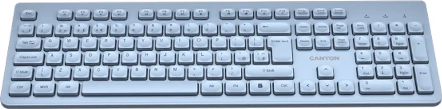 CANYON KEYBOARD HKB-W01 UK/US AAA WIRELESS BLUE (2 / 5)