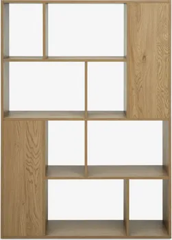 JYSK ROOM DIVIDER GADEHUSE 10 SHELVES OAK (5 / 5)