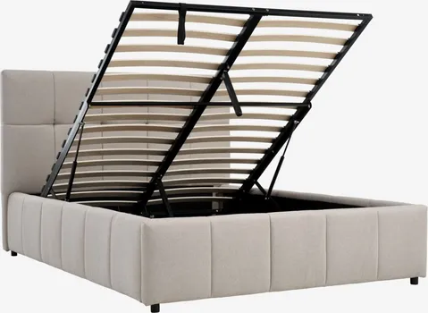 JYSK BED FRAME VEMMELEV 120X200 BEIGE (7 / 7)