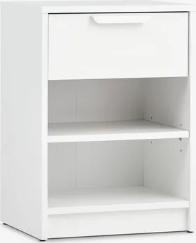 JYSK BEDSIDE TABLE JENSLEV 1 DRAWER WHITE (1 / 4)