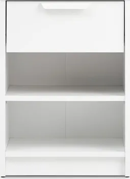 JYSK BEDSIDE TABLE JENSLEV 1 DRAWER WHITE (3 / 4)