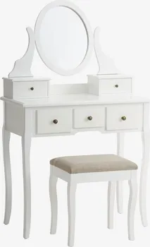 JYSK DRESSING TABLE + STOOL MALLING WHITE (1 / 3)