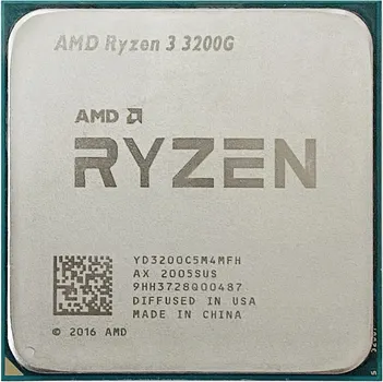 AMD RYZEN 3 3200G RYZEN 3 3200G TRAY (3,6GHZ, MAX TURBO FREQUENCY 4.00GHZ, 4C/4T, 65W, 2MB L2 CASH... (1 / 1)