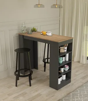 CUNGU BARSKI STO FALEZ OAK/ANTHRACITE 120X51.6X101.8 867 (2 / 3)