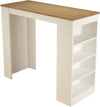 CUNGU BARSKI STO FALEZ WHITE/OAK 120X51.6X101.8 898 (1 / 4)
