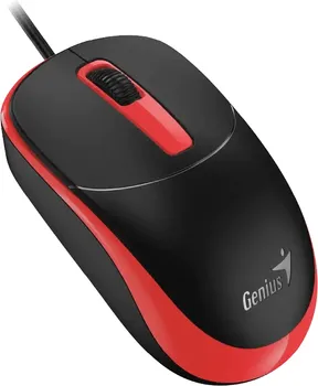 GENIUS DX-123 RED MIŠ │ USB-A INTERFEJS │ OPTIČKI SENZOR │ 1200 DPI │ 3 DUGMETA │ DUŽINA KABLA 1.5M │ TEŽINA 85G (2 / 4)