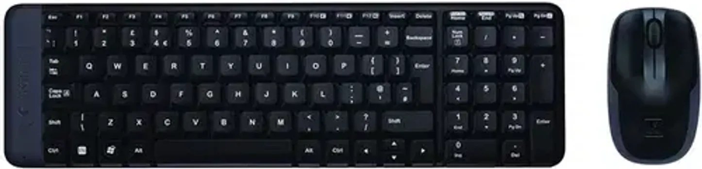 LOGITECH SET MIŠ + TASTATURA DESKTOP MK220 ČUVAR PROSTORA OVA PAMETNA MALA TASTATURA IMA SVE TASTERE KAO ISTANDARDNA, TAKO... (1 / 1)