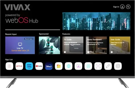 VIVAX 32LE111WO 32 DIJAGONALA EKRANA 32 (81CM), REZOLUCIJA FULL HD 1920 X 1080P 60HZ, TJUNER: DVB-T/T2/C/S/S2, SMART:DA - WEBOS, WIFI:DA (3 / 9)