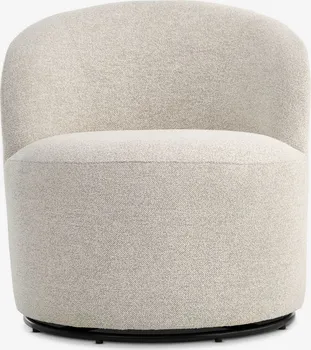 JYSK LOUNGE STOLICA ANDRUP OKRETNA BEŽ TKANINA (5 / 6)