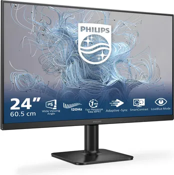 PHILIPS 24E2N1110/00 MONITOR │ DIJAGONALA EKRANA: 60,5 CM (23.8 ) │ REZOLUCIJA: 1920 X 1080 PIKSELA FULL HD │ IPS EKRAN │ VREME ODZIVA: 1 MS (MPRT) │ MAKSIMALNA FREKVENCIJA OSVEŽAVANJA: 120 HZ │ HDMI / VGA (9 / 12)