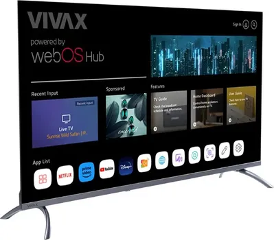 VIVAX 32LE111WO 32 DIJAGONALA EKRANA 32 (81CM), REZOLUCIJA FULL HD 1920 X 1080P 60HZ, TJUNER: DVB-T/T2/C/S/S2, SMART:DA - WEBOS, WIFI:DA (5 / 5)