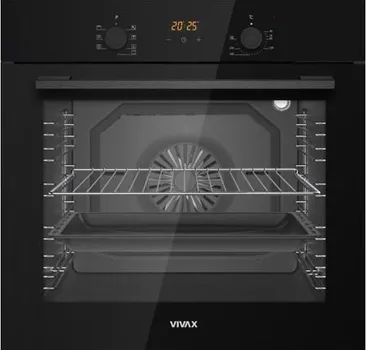 VIVAX BO-806BFTM G UGRADNA PEĆNICA VOLUMEN RERNE: 80 L, TIP RERNE: VENTILATORSKA, BROJ PROGRAMA: 6, SNAGA: 2300 W, TEMPERATURNI RASPON: 40°C-240°C, CRNO STAKLO, MEHANIČKI TAJMER, CHILD LOCK, POP-UP GUMBI ENERGETSKI RAZRED: A, DIMENZIJE (Š/V/D): 59,5 X 57,5 X 59,5 CM (1 / 1)
