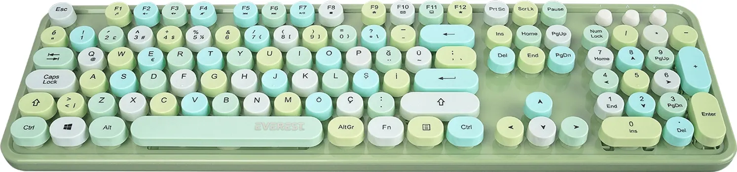 EVEREST ROUND KM-6282 COMBO [WIRELESS] (8 / 10)