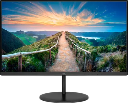 AOC MONITOR Q27V4EA 27 2K OFFICE (IPS, 2560X1440, 75HZ, 4 MS, 178°/178°, 250 CD/M, 20M:1, ANTIGLARE 3H, HDMI, DP, AUDIO, TILT) BLACK, 3Y (1 / 9)