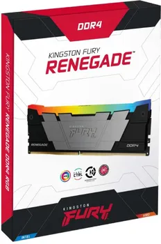 KINGSTON KF432C16RB2A/8 KAPACITET: 8GB DDR4 3200MT/S, SERIJA: RENEGADE RGB BLACK XMP, VRSTA: DIMM, VOLTAŽA: 1.2V, LATENCIJA: 17-17-17, BROJ PIN (1 / 3)