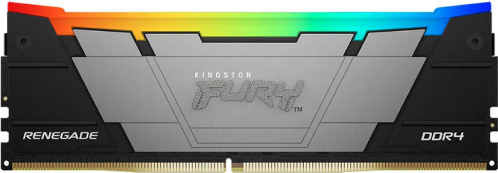 KINGSTON KF432C16RB2A/8 KAPACITET: 8GB DDR4 3200MT/S, SERIJA: RENEGADE RGB BLACK XMP, VRSTA: DIMM, VOLTAŽA: 1.2V, LATENCIJA: 17-17-17, BROJ PIN (2 / 3)