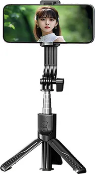 REMAX MOB03092 KARAKTERISTIKE - TIP: TRIPOD I ŠTAP ZA SELFIE BEŽIČNA POVEZIVOST: BLUETOOTH OSTALO: 360° ROTACIJA,DUŽINA ŠTAPA DO (1 / 1)