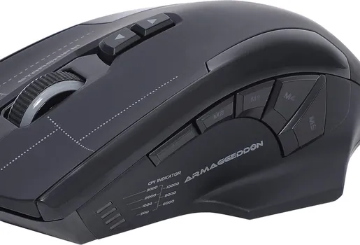 POWERLOGIC ARMAGGEDDON STARSHIP-III SOVIETS GAMING MODEL SA RGB, BROJ TASTERA: 9, REZOLUCIJA: 500-4000DPI, AVAGO 9800 SENZOR, 6 NIVOA TEŽINE, ŽIČANI - DUŽINA KA (5 / 8)