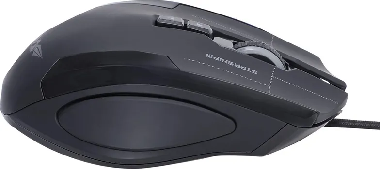 POWERLOGIC ARMAGGEDDON STARSHIP-III SOVIETS GAMING MODEL SA RGB, BROJ TASTERA: 9, REZOLUCIJA: 500-4000DPI, AVAGO 9800 SENZOR, 6 NIVOA TEŽINE, ŽIČANI - DUŽINA KA (8 / 8)