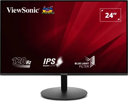 VIEWSONIC VA24E1-H 24 VELIČINA EKRANA: 23.8 , REZOLUCIJA FULL HD 1920X1080 120HZ, PANEL: IPS PANEL, HDMI/VGA, VESA 75X75, ERGONOMIJA: TILT (1 / 7)