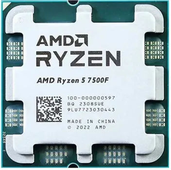 AMD CPU DESKTOP RYZEN 5 6C/12T 7500F (5.2GHZ MAX, 38MB,65W,AM5) TRAY (2 / 3)