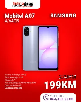 SAMSUNG GALAXY A07 4GB / 64GB (2 / 24)