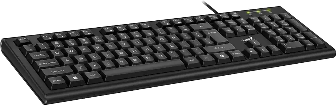 GENIUS KB-113 ŽIČANA TASTATURA │ JEZIK EN(US) │ AI COPILOT TASTER │ 12 MULTIMEDIJALNIH FN TASTERA │ NISKOPROFILNE TIPKE │ USB PLUG AND PLAY (4 / 4)