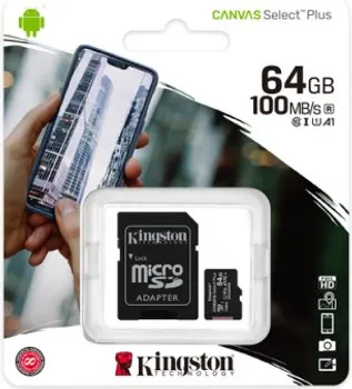 KINGSTON 64GB CLASS10 100 MB/S SDCS2/64 (1 / 1)