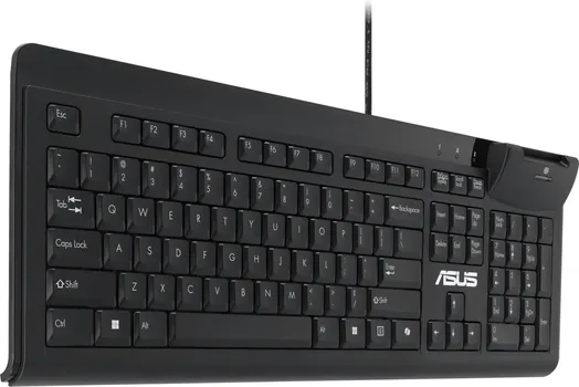 ASUS SMART CARD KU100 TASTATURA │ USB 2.0 ŽIČANA VEZA │ LED INDIKATORI ZA NUM, CAPS I SCROLL LOCK │ INTEGRISANI ČITAČ KARTICA │ DUŽINA KABLA: 200 CM (3 / 6)